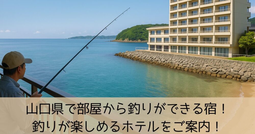 山口県で部屋から釣りができる宿!釣りが楽しめるホテルをご案内!|るぴなす速報
